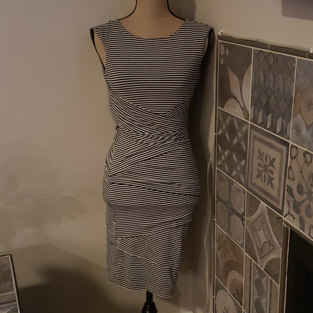 Black and white dress